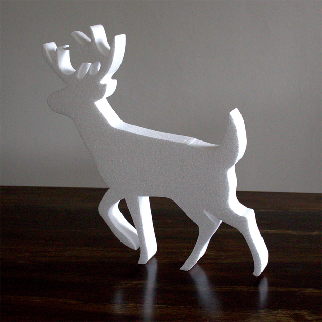 Styropor Hirsch